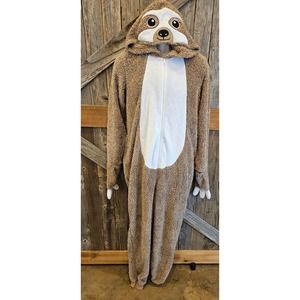 Full zip adult/junior size medium sloth outfit with pockets Halloween